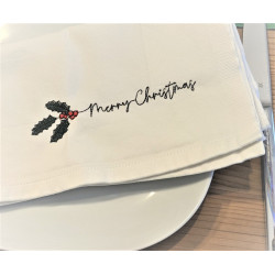 ADVENTSKALENDER 23. Dezember - Stickdatei - Merry Christmas Mistel Kranz